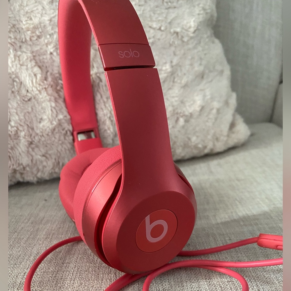 Hot Pink Beats Solo Headphones